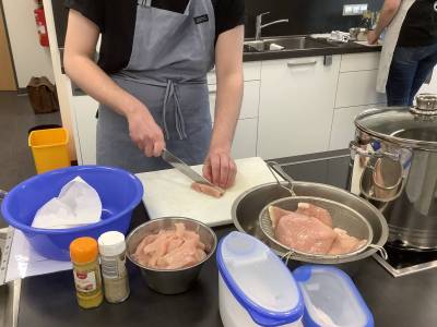 Hier wird geschnibbelt...