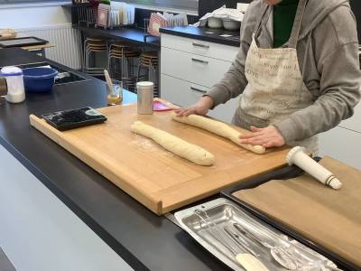 Teigrollen für die Brötchen