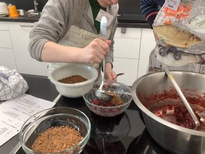 ... und der Nachtisch ist auch bald fertig