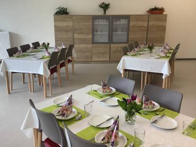 Die Gäste können kommen.