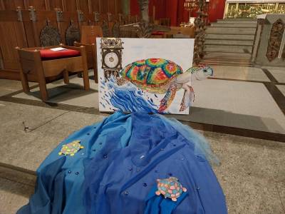 Bild gemalt von Neo Kampschulte, PA I